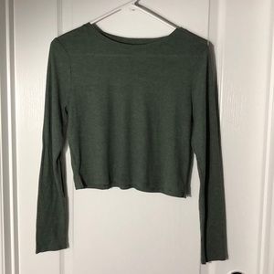 H&M Long Sleeve Crop Top